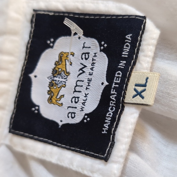 AlaMwar Salma Blouse Red Handmade Embroidery Size XL - Picture 3 of 15